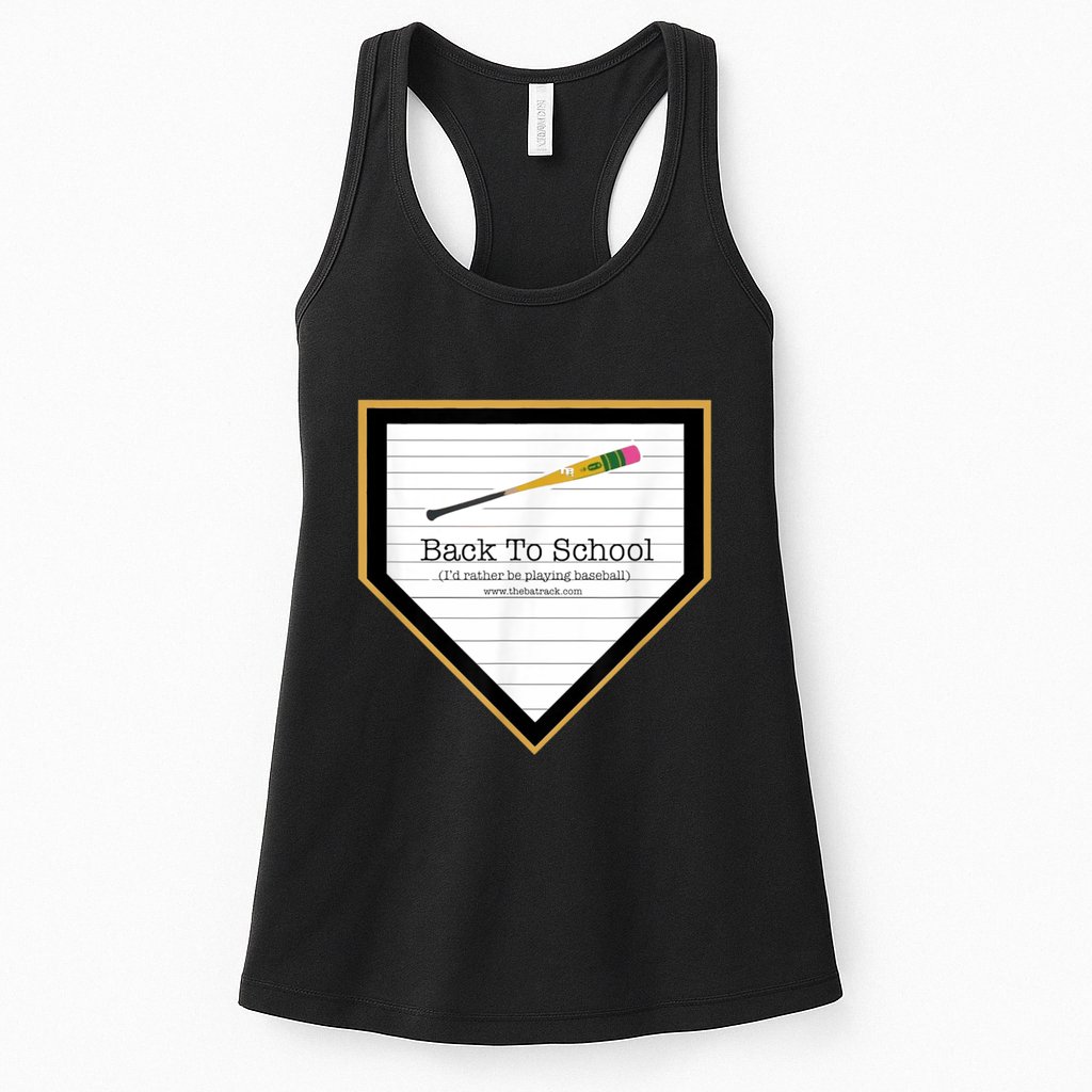 Baseball Back To School Home Plate Back To School Womens Tank Top