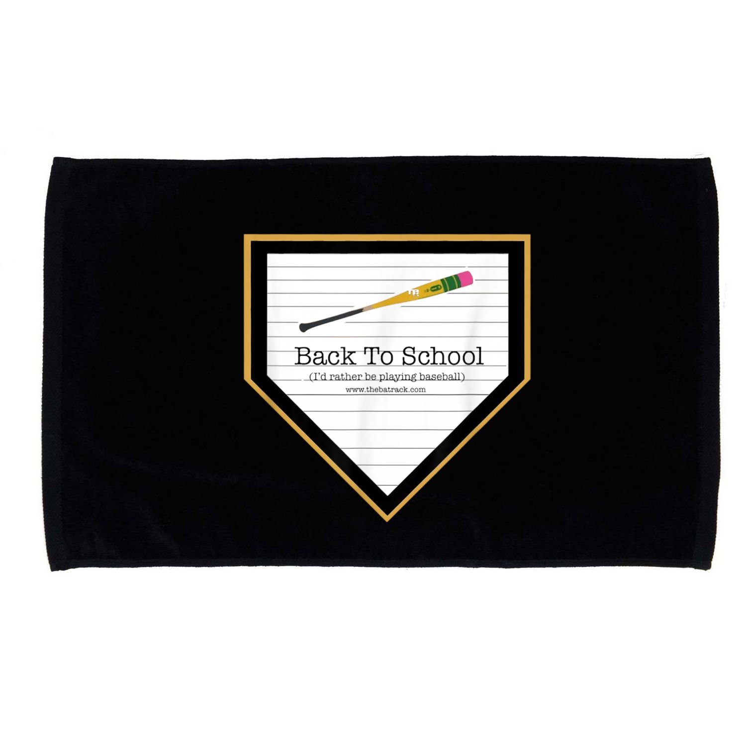 Baseball Back To School Home Plate Back To School Microfiber Hand Towel