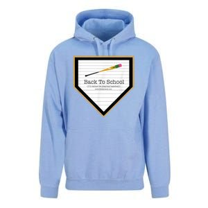 Baseball Back To School Home Plate Back To School Unisex Surf Hoodie