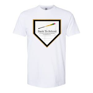 Baseball Back To School Home Plate Back To School Softstyle CVC T-Shirt