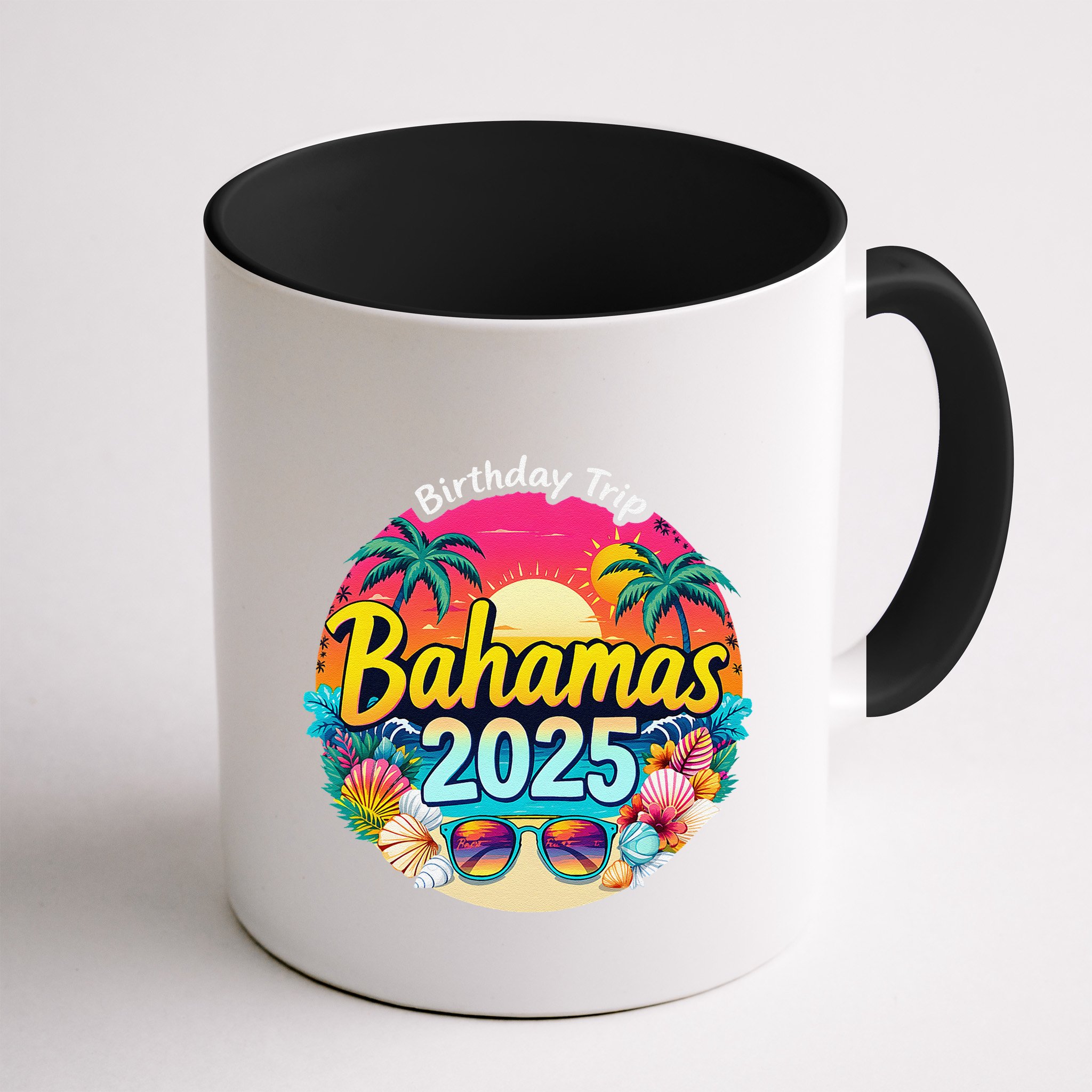 Bahamas Birthday Trip 2025 Vacation Party Crew Cruise Mug