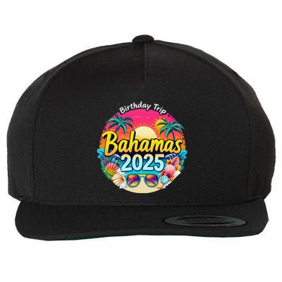 Bahamas Birthday Trip 2025 Vacation Party Crew Cruise Wool Snapback Cap