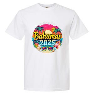 Bahamas Birthday Trip 2025 Vacation Party Crew Cruise Garment-Dyed Heavyweight T-Shirt