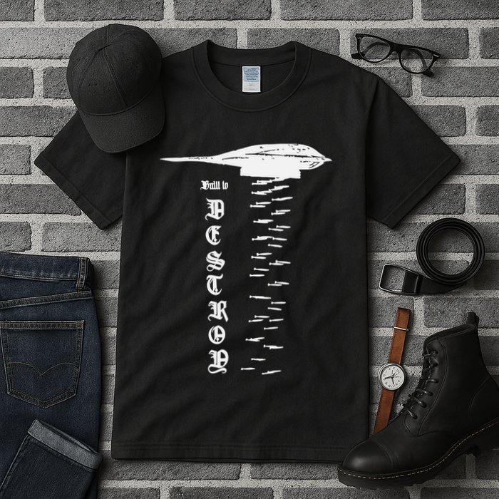 Bomber Built To Monstermax Tall T-Shirt