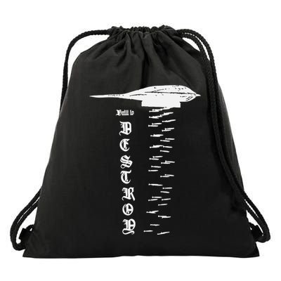 Bomber Built To Monstermax Drawstring Bag