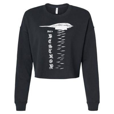 Bomber Built To Monstermax Cropped Pullover Crew