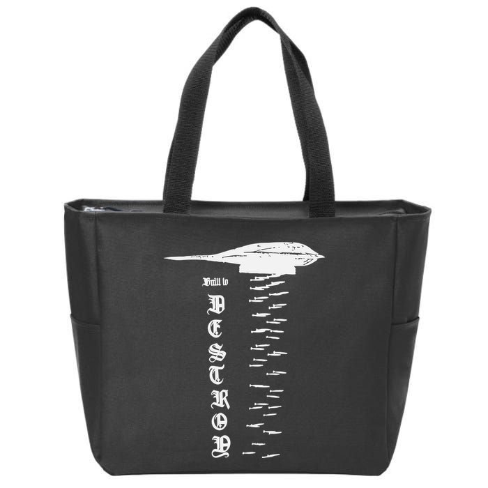Bomber Built To Monstermax Zip Tote Bag