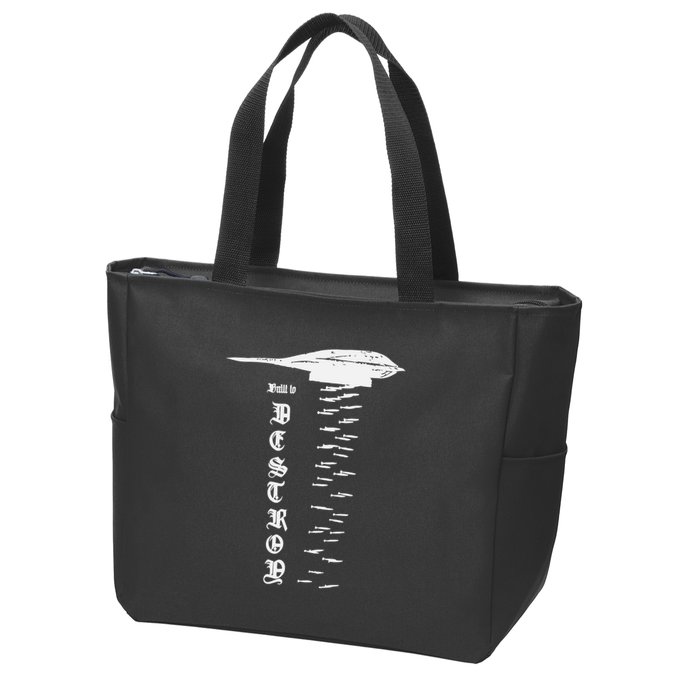 Bomber Built To Monstermax Zip Tote Bag