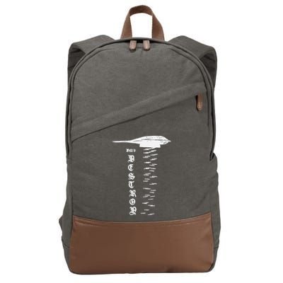Bomber Built To Monstermax Cotton Canvas Backpack