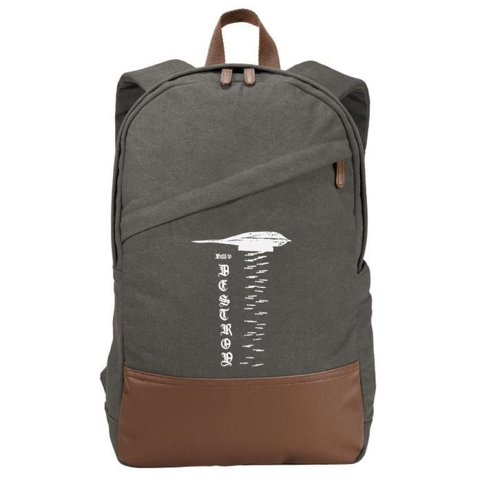 Bomber Built To Monstermax Cotton Canvas Backpack