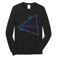 Bermuda Blue Triangle Souvenir Long Sleeve Shirt