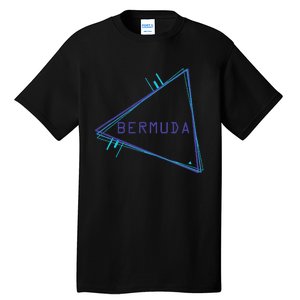 Bermuda Blue Triangle Souvenir Tall T-Shirt