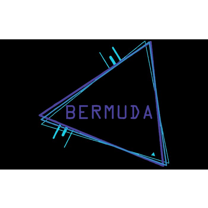 Bermuda Blue Triangle Souvenir Bumper Sticker