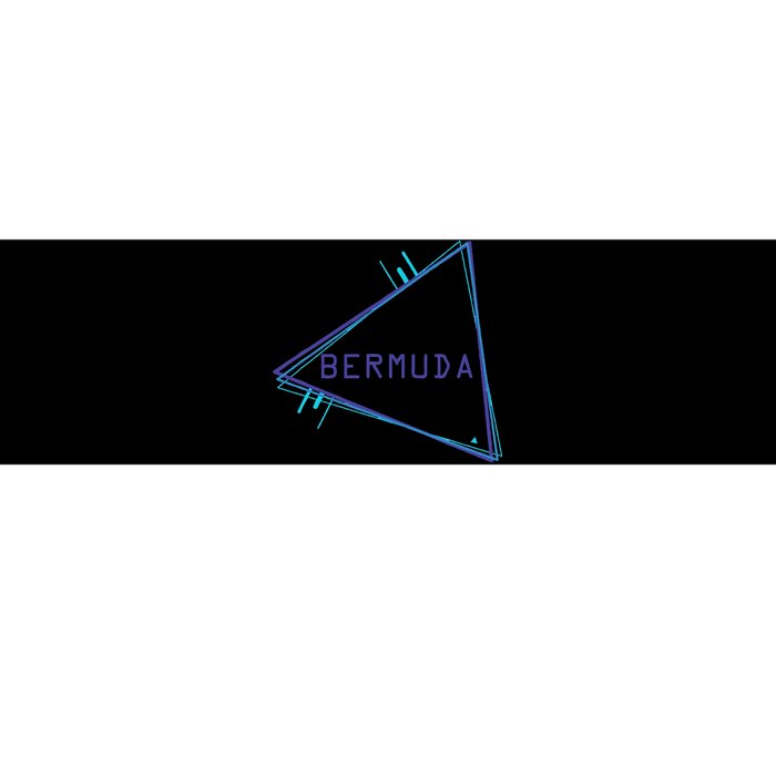 Bermuda Blue Triangle Souvenir Bumper Sticker