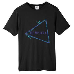 Bermuda Blue Triangle Souvenir Tall Fusion ChromaSoft Performance T-Shirt