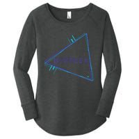 Bermuda Blue Triangle Souvenir Women's Perfect Tri Tunic Long Sleeve Shirt