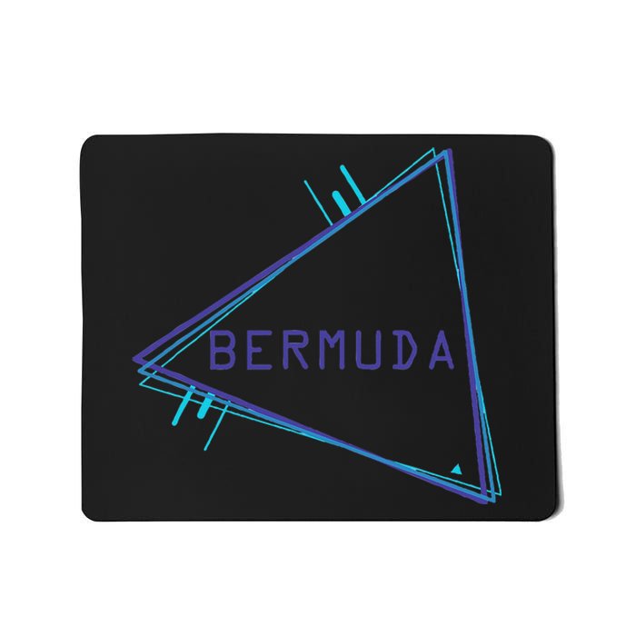 Bermuda Blue Triangle Souvenir Mousepad