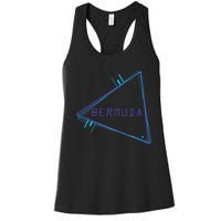 Bermuda Blue Triangle Souvenir Women's Racerback Tank