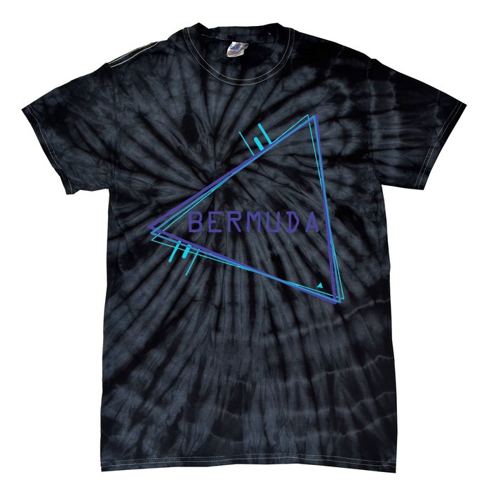 Bermuda Blue Triangle Souvenir Tie-Dye T-Shirt