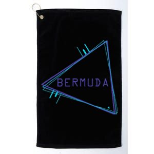 Bermuda Blue Triangle Souvenir Platinum Collection Golf Towel