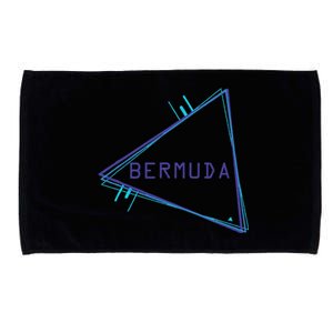 Bermuda Blue Triangle Souvenir Microfiber Hand Towel