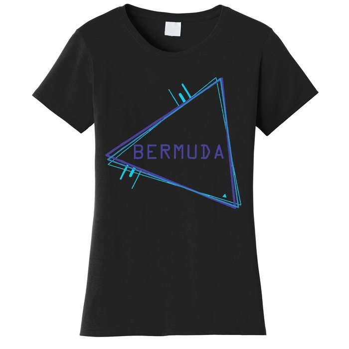 Bermuda Blue Triangle Souvenir Women's T-Shirt