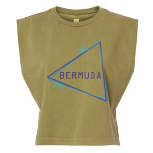 Bermuda Blue Triangle Souvenir Garment-Dyed Women's Muscle Tee