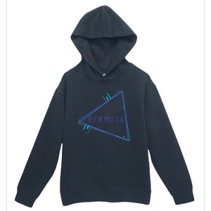 Bermuda Blue Triangle Souvenir Urban Pullover Hoodie