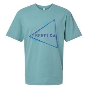 Bermuda Blue Triangle Souvenir Sueded Cloud Jersey T-Shirt