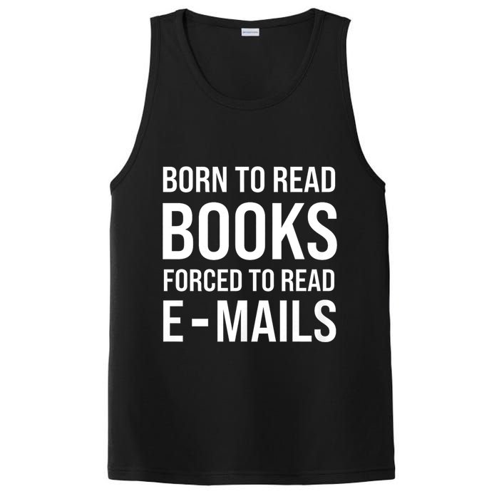 Bookish Born To Read Books Forced To Read Emails Reading PosiCharge Competitor Tank