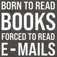 Bookish Born To Read Books Forced To Read Emails Reading Vector Backpack