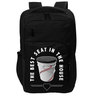 Baseball Bucket The Best Seat In The House Sports Impact Tech Backpack