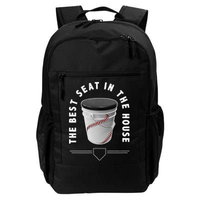 Baseball Bucket The Best Seat In The House Sports Backpack