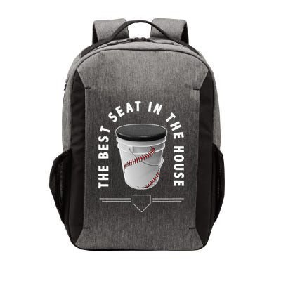 Baseball Bucket The Best Seat In The House Sports Vector Backpack