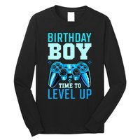 Birthday Boy Time To Level Up Matching Video Gamer Birthday Long Sleeve Shirt