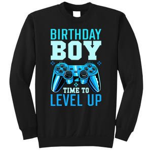 Birthday Boy Time To Level Up Matching Video Gamer Birthday Sweatshirt