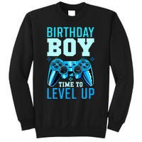 Birthday Boy Time To Level Up Matching Video Gamer Birthday Sweatshirt