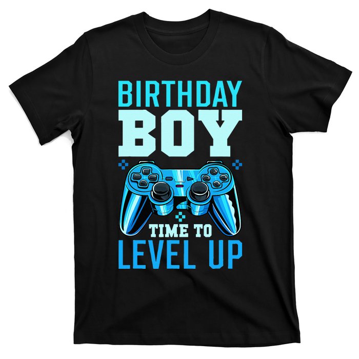 Birthday Boy Time To Level Up Matching Video Gamer Birthday T-Shirt