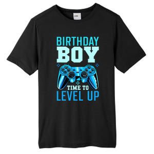 Birthday Boy Time To Level Up Matching Video Gamer Birthday Tall Fusion ChromaSoft Performance T-Shirt