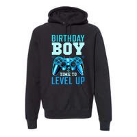 Birthday Boy Time To Level Up Matching Video Gamer Birthday Premium Hoodie