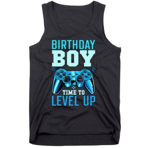 Birthday Boy Time To Level Up Matching Video Gamer Birthday Tank Top