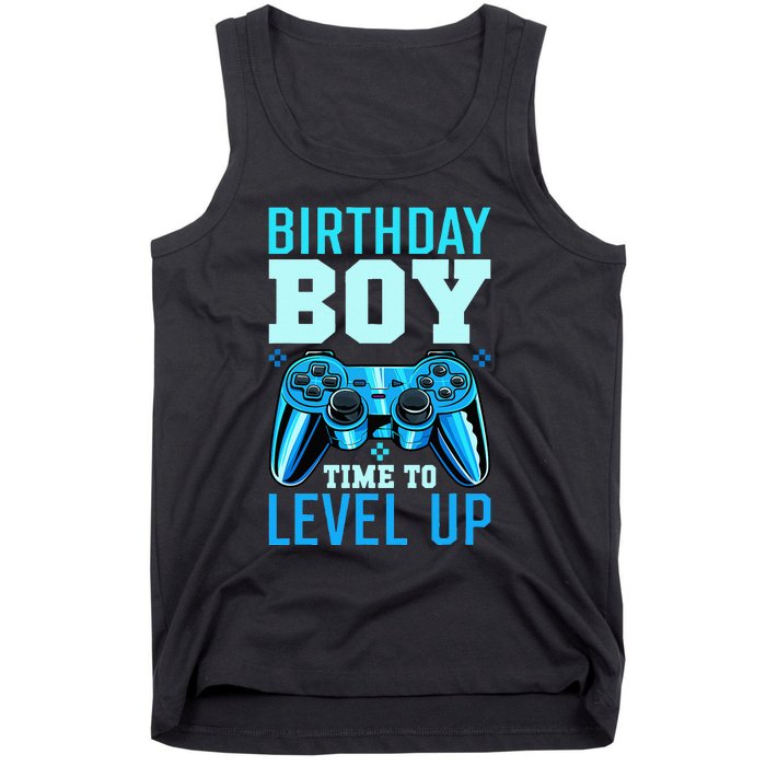 Birthday Boy Time To Level Up Matching Video Gamer Birthday Tank Top