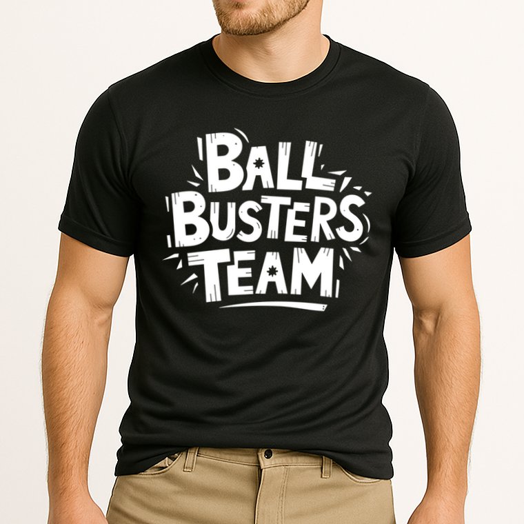Ball Busters Team Funny Pickleball Lovers White Cool Gift Cooling Performance Crew T-Shirt