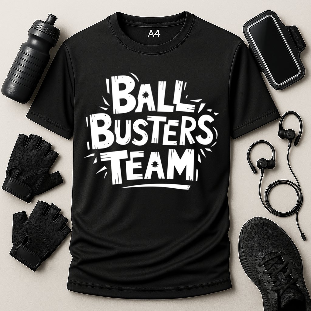 Ball Busters Team Funny Pickleball Lovers White Cool Gift Cooling Performance Crew T-Shirt