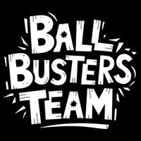 Ball Busters Team Funny Pickleball Lovers White Cool Gift Backpack