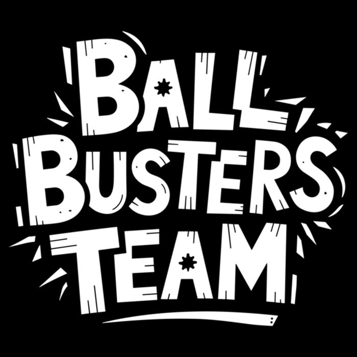 Ball Busters Team Funny Pickleball Lovers White Cool Gift Backpack