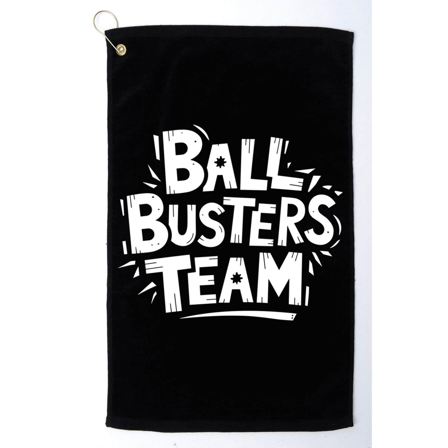 Ball Busters Team Funny Pickleball Lovers White Cool Gift Golf Towel