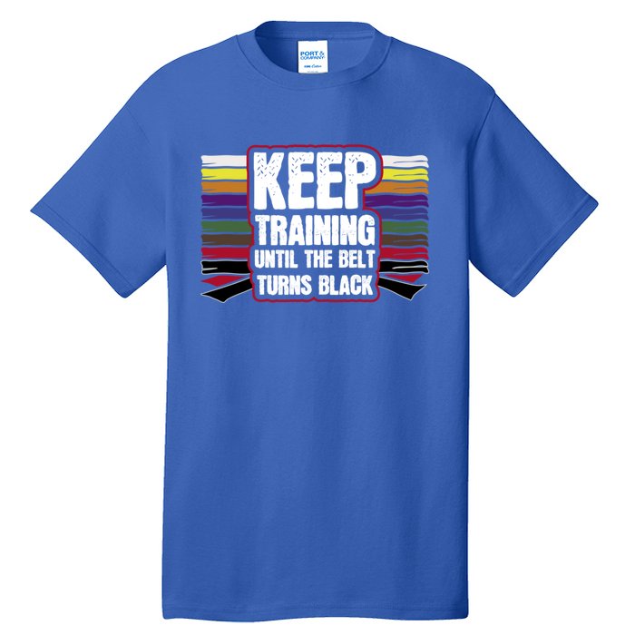 Black Belt Training Martial Arts Taekwondo Gift Idea Gift Tall T-Shirt