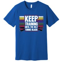 Black Belt Training Martial Arts Taekwondo Gift Idea Gift Premium T-Shirt