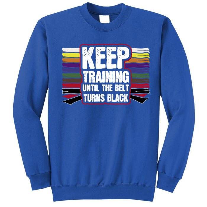 Black Belt Training Martial Arts Taekwondo Gift Idea Gift Tall Sweatshirt